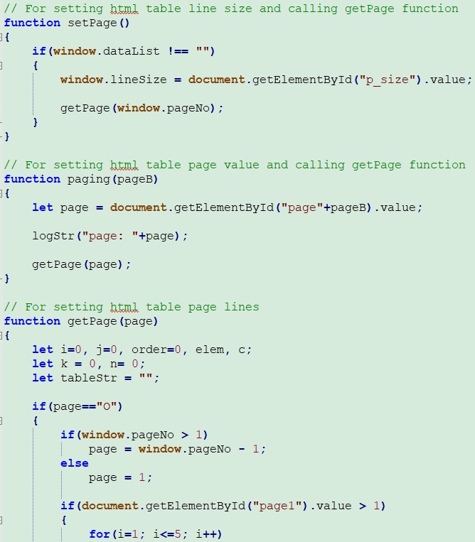 Sayfalandırma fonksiyonu