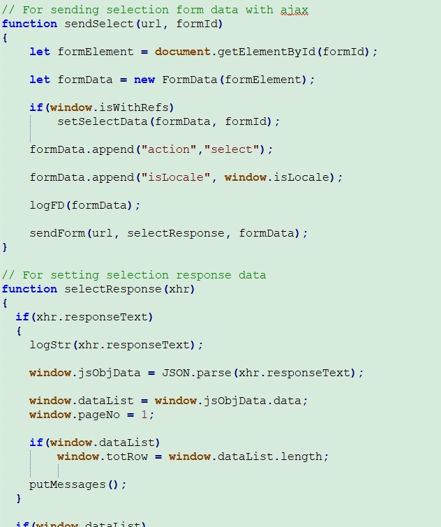 Ajax JSON veri transferi