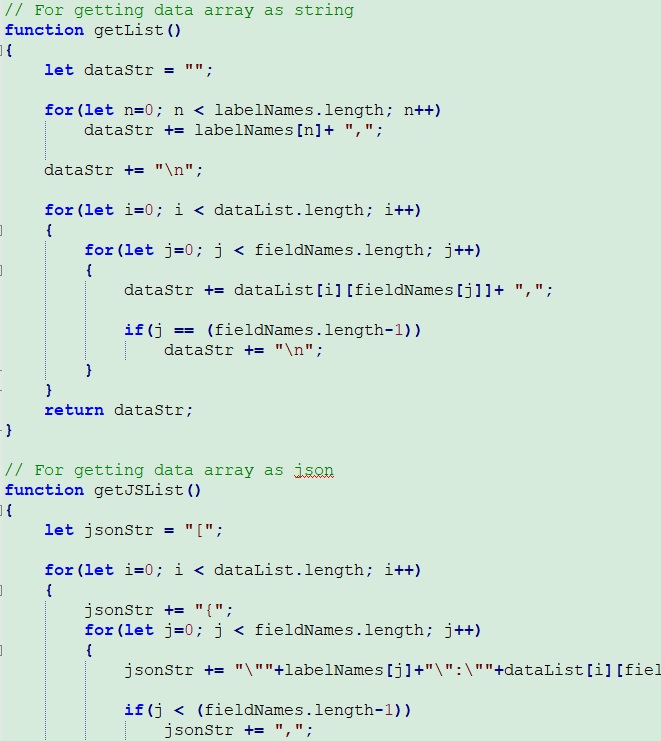Çıktı listesi hazırlama