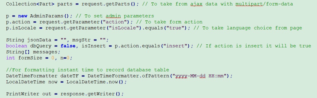 Servlet ajax alımı