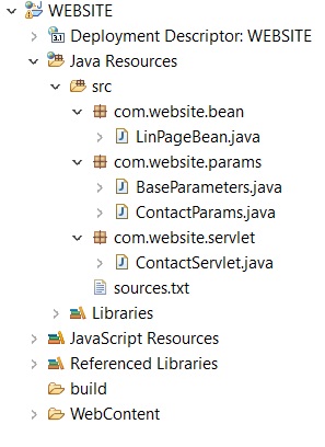 Eclipse project structure